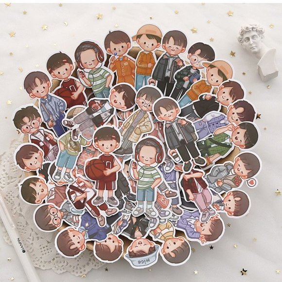 Seasonal Boys Waterproof Sticker Pack - Picture 2 of 10